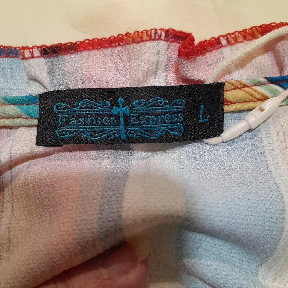 NWT FASHION EXPRESS Women's Jumpsuit Cavenders Western Wear Size L - Picture 4 of 10